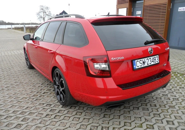 Skoda Octavia cena 84900 przebieg: 128400, rok produkcji 2018 z Grudziądz małe 254